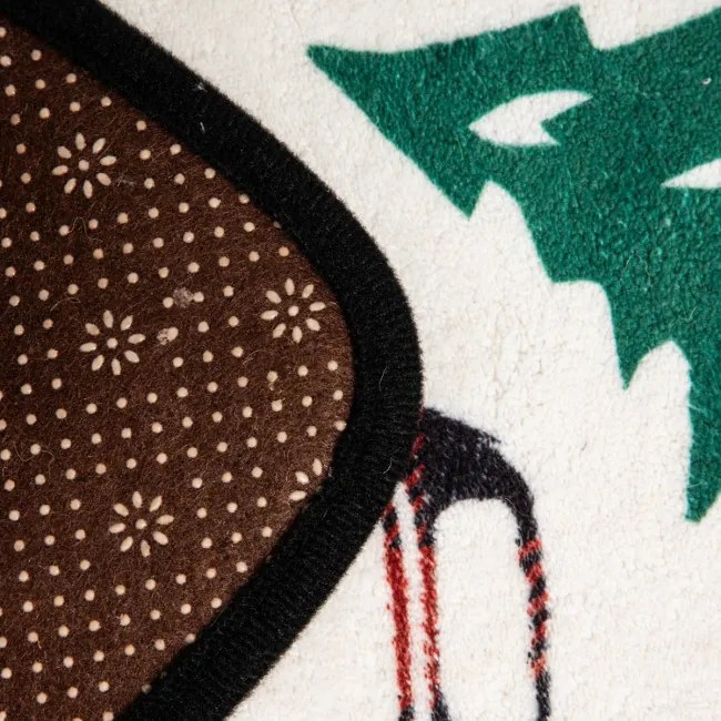 Kúpeľňový koberček ARCO s vianočným vzorom 703928