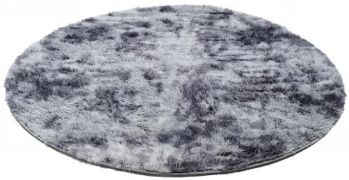 Koberec SILK DYED MR-577 sivý kruh