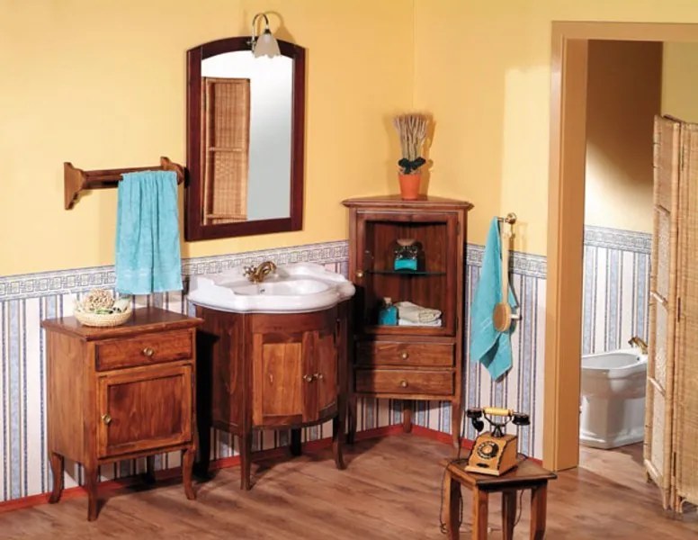 Sapho Sapho, RETRO umývadlová skrinka 60x80x45cm, buk, 735140