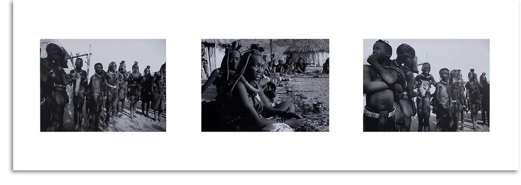 Gario Obraz na plátne Koláž ľudia z Afriky Rozmery: 90 x 30 cm
