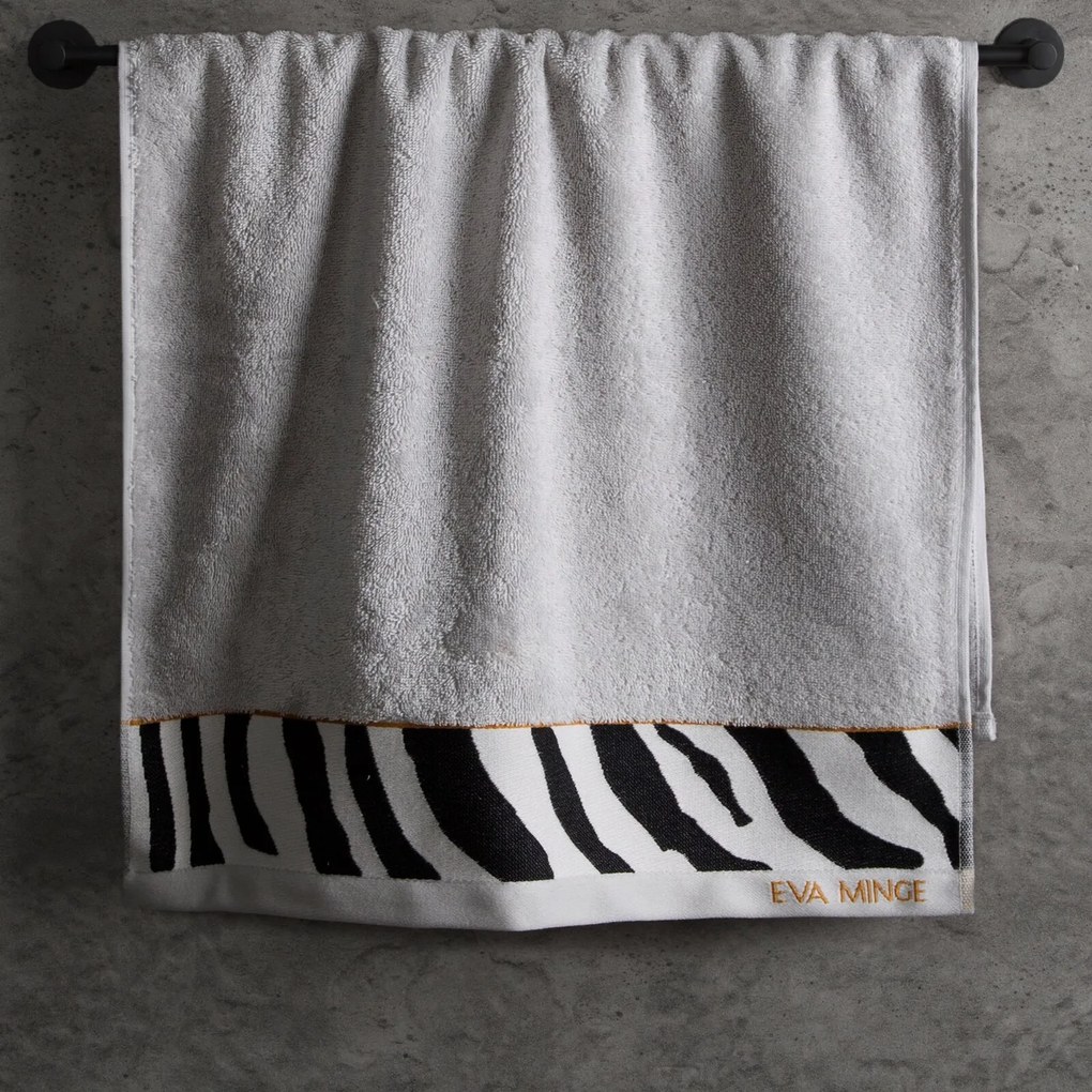 BAVLNENÝ UTERÁK EVA MINGE22 SADA 6 KS 50X90 CM STRIEBORNÁ