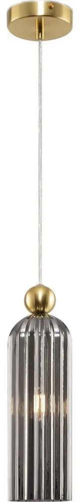 Maytoni MOD302PL-01GR - Luster na lanku ANTIC 1xE14/40W/230V zlatá/šedá