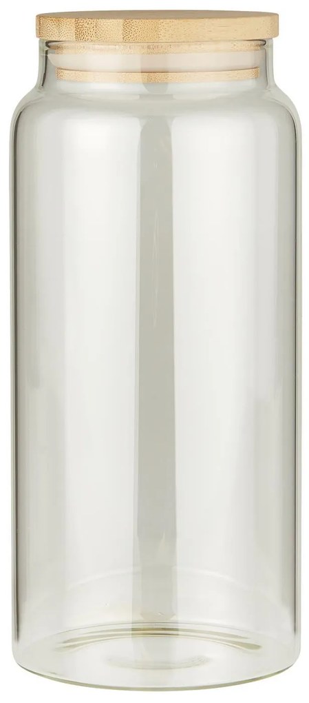 Sklenená dóza na potraviny BAMBOO s bambusovým vekom 1300 ml