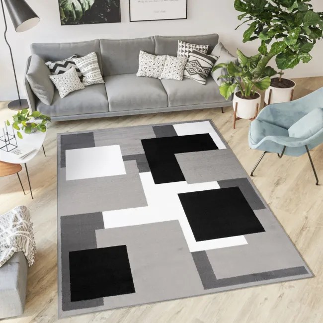 Koberec CHEAP T968A PP CRM sivý