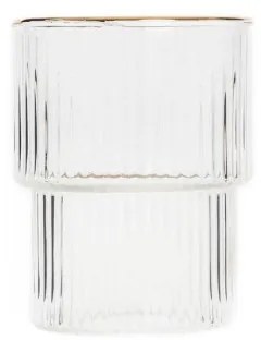 Pohár LYNN so zlatým okrajom 725784 320 ml