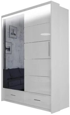 Šatníková skriňa Multi 150, čierna