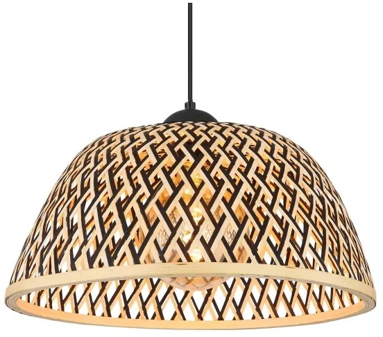 Globo 15767H1 - Luster na lanku COLLY 1xE27/15W/230V bambus