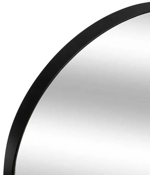 Atmosphera - Nástenné zrkadlo SELENA 112x40 cm čierna
