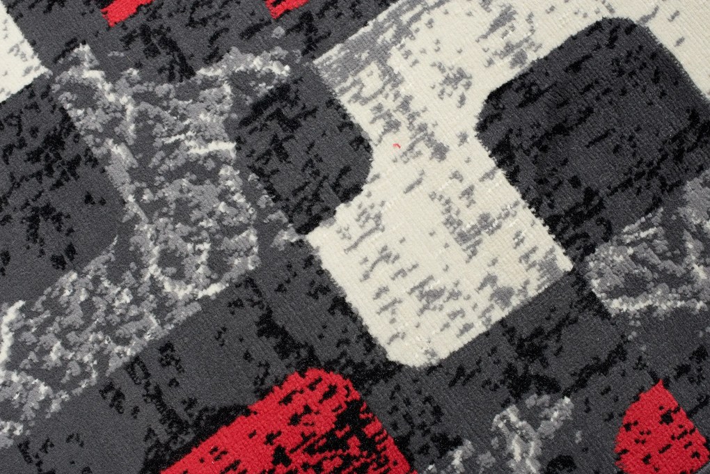 TA Koberec D322A TMAVO SIVÁ LACNÁ PP CRM Rozmer: 100x150 cm