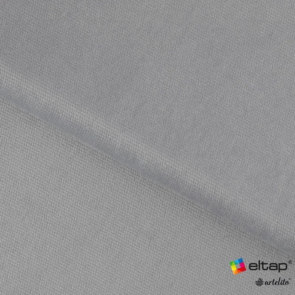 Sivá zamatová rozkladacia rohová pohovka (pravý roh/s leňoškou) Blezalt – ELTAP