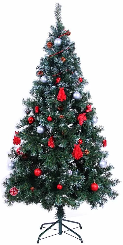 InternetovaZahrada Umelý vianočný stromček 180 cm so snehom