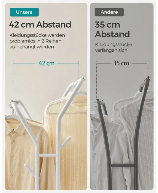 Vešiakový stojan na kolieskach HSR107W01