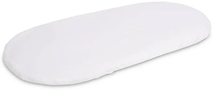 Sensillo Plachta do kolísky Jersey 90 x 40 cm Jednofarebná Farba: Biela