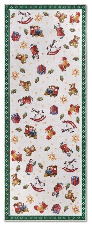 Zelený behúň s vianočným motívom 80x200 cm Green Christmas – Villeroy&amp;Boch