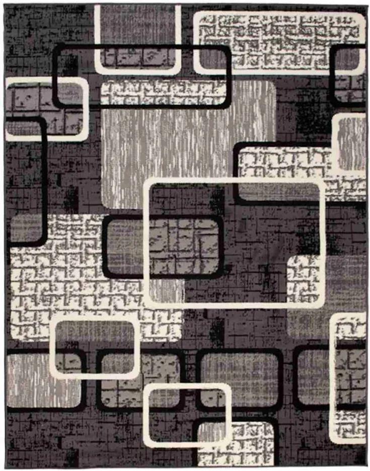 Kusový koberec PP Lines šedý, Velikosti 160x220cm