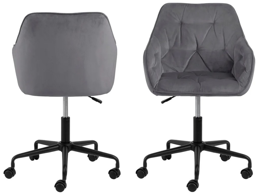 Kancelárska stolička Alarik tmavosivá