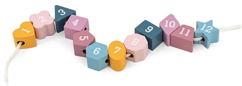 Drevené hodiny Viga vkladacie puzzle