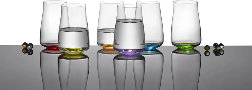 Crystalex poháre Rainbow fresh 400 ml 6 ks