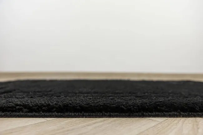 Kúpeľňový koberček Sego čierny, mozaika