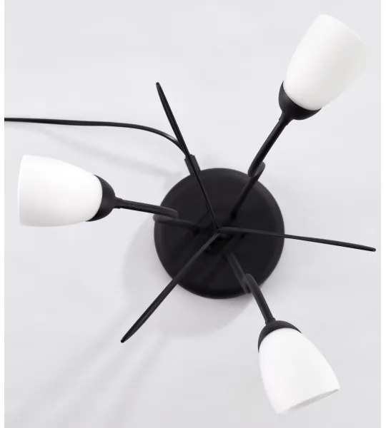 Jupiter 2065 - Stolová lampa GLORIOSA 3xG9/14W/230V čierna