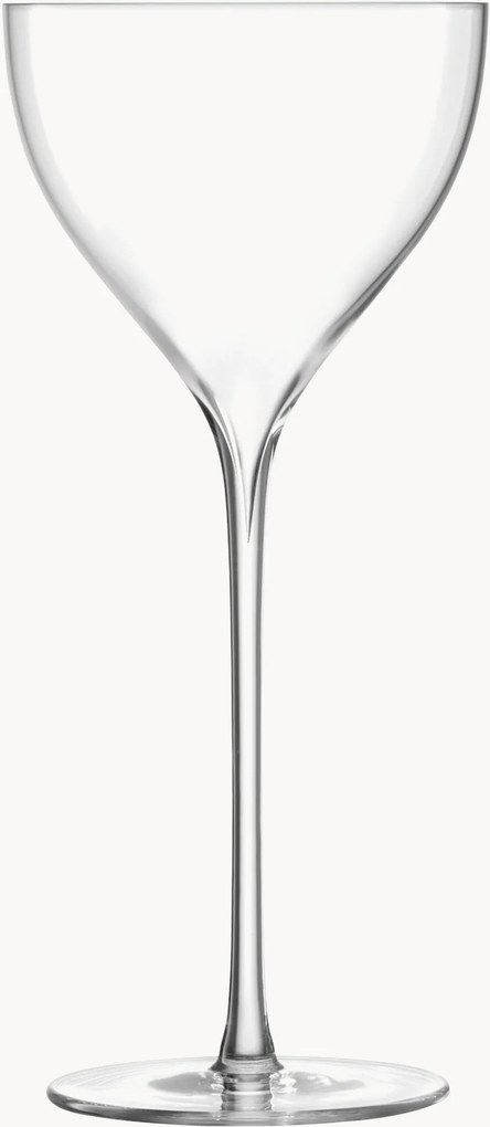 Ručne fúkané poháre na martini Savoy, 2 ks