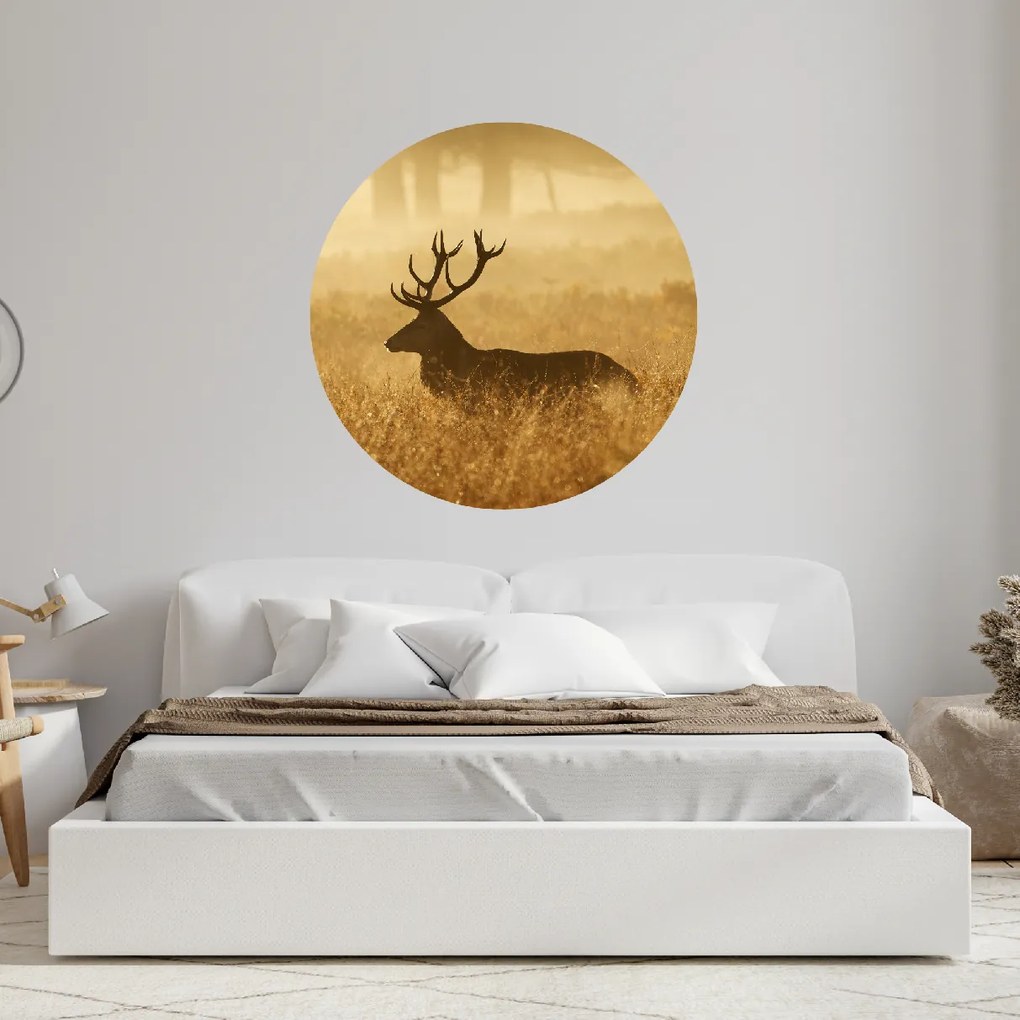 PIPPER. Jeleň 3 - textilná nálepka na stenu Veľkosť: 60 cm