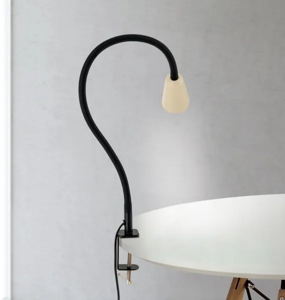 Orion - Flexibilná stolná lampa so svorkou DOTTY 1xGU10/10W/230V béžová/čierna