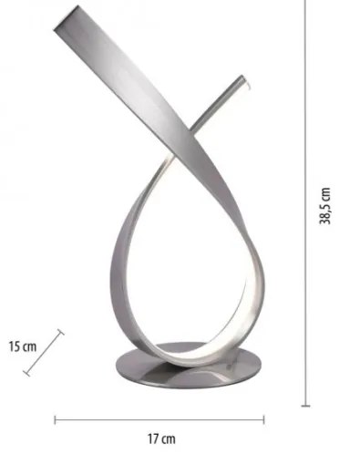 Paul Neuhaus 4720-55 - LED Stolná lampa LINDA LED/11,4W/230V matný chróm