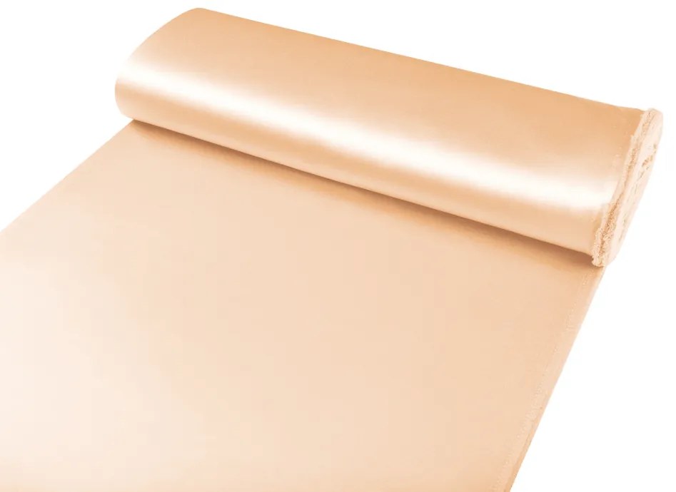 Biante Saténový záves LUX-046 Béžový 140x250 cm