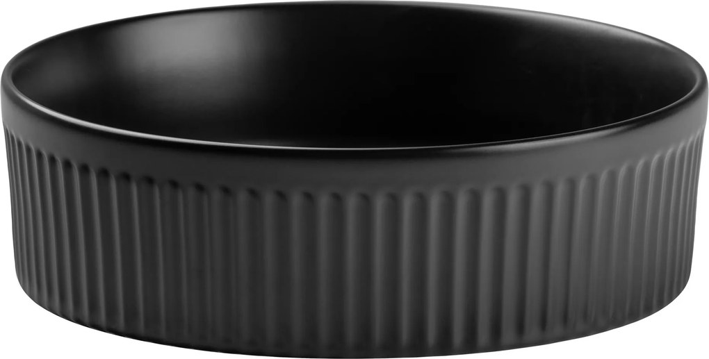 Comad Keramické umývadlo na dosku BEYOND 2 BLACK, čierny mat