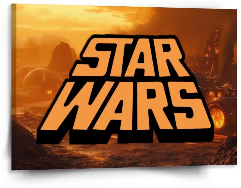 Sablio Obraz Star Wars Lávová planéta - 150x110 cm