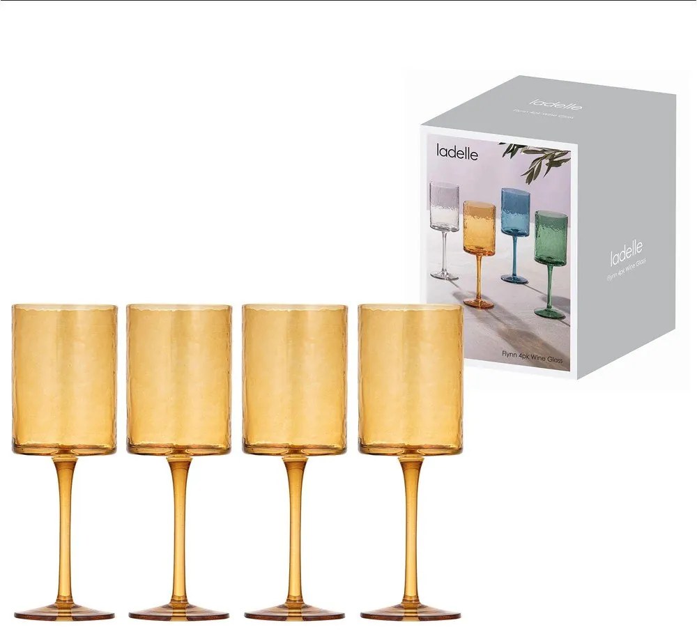Poháre v súprave 4 ks na víno 380 ml Flynn – Ladelle