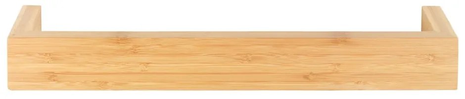 Bambusový nástenný držiak na uteráky Wenko Light, šírka 40 cm