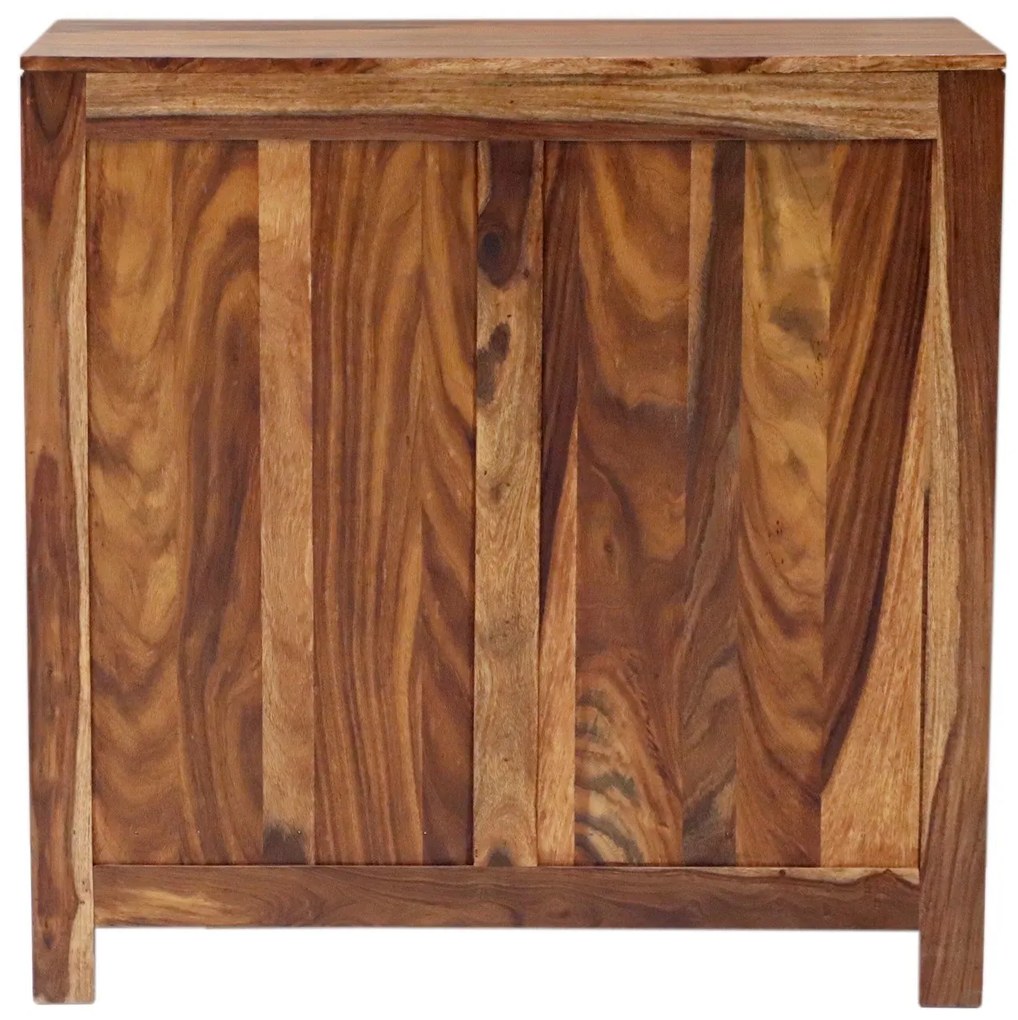 furniture-nabytek.cz - Rustikálna komoda z masívneho palisandru 90x90x45