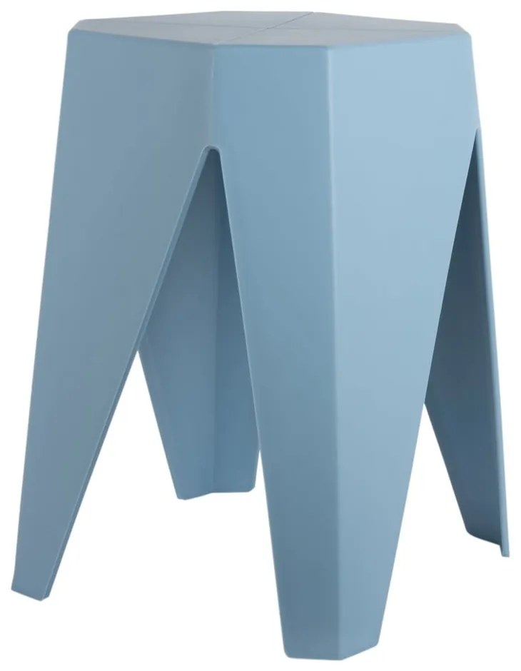 Modrá plastová stolička Cherish – Leitmotiv