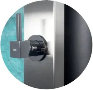 Solárna sprcha CRM 60 l nerezová so sprchou na nohy