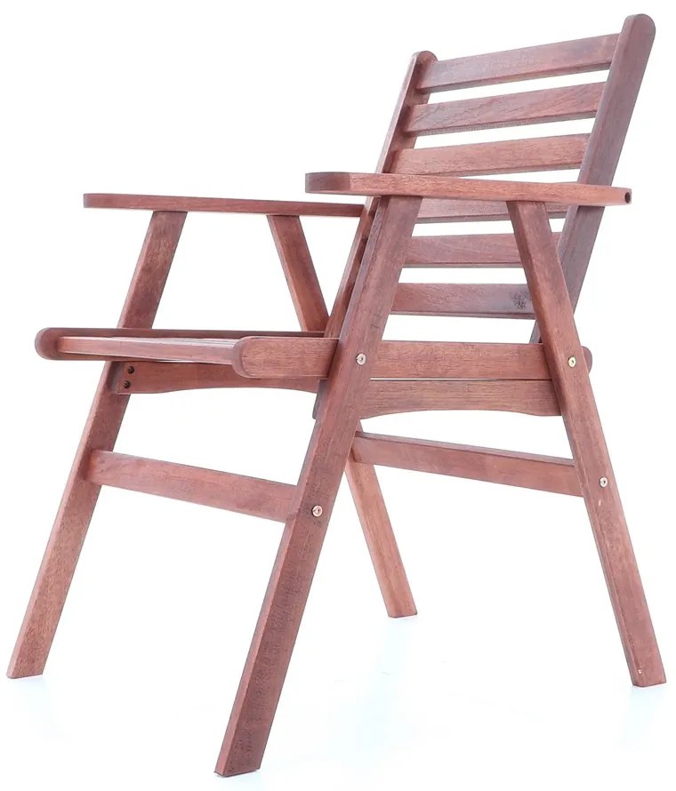 Záhradná stolička Lonzo, hnedá