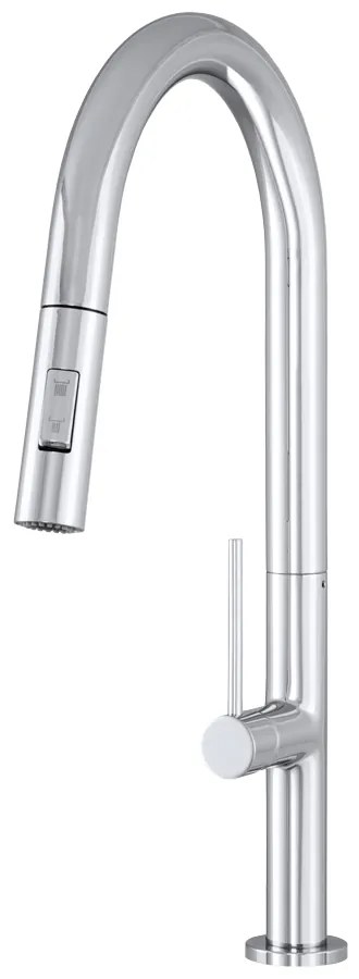 Gamma Round, vysoká drezová batéria h-460, chrómová, GMA-BRD-CH