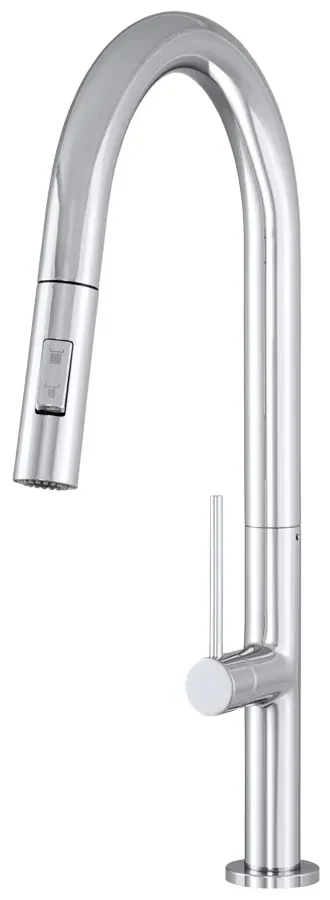 Gamma Round, vysoká drezová batéria h-460, chrómová, GMA-BRD-CH