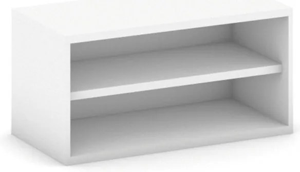 Nadstavba na skriňu MIRELLI, 800 x 400 x 400 mm, biela