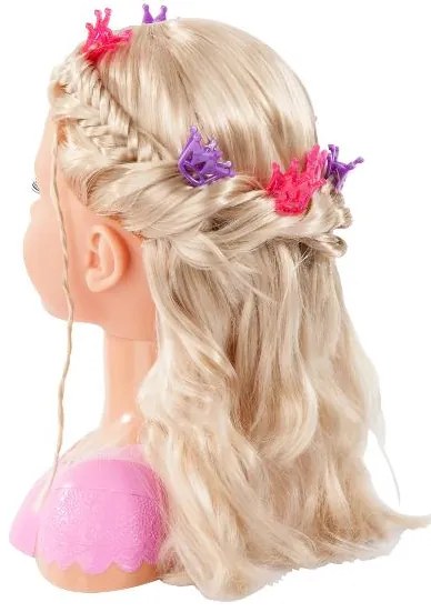 Bayer Design Hlava bábiky Charlene Super Model na česanie a líčenie (blond)  (100396275)