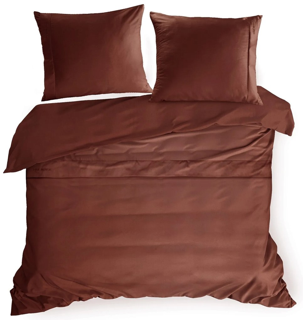 MAKOSATÉNOVÉ OBLIEČKY EVA MINGE ELEGANT1I 200X220 CM, 2 KS 70X80 CM MARSALA