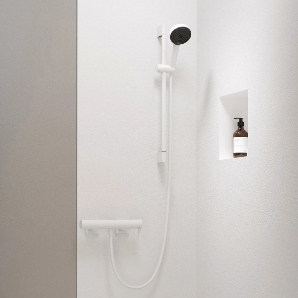 Hansgrohe Tecturis E, páková sprchová batéria, biela matná, HAN-73620700
