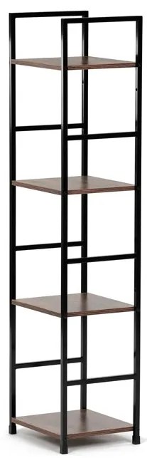 BONTEC Regál, mdf, hnedá, GD-214 OAK Farba: Prírodné
