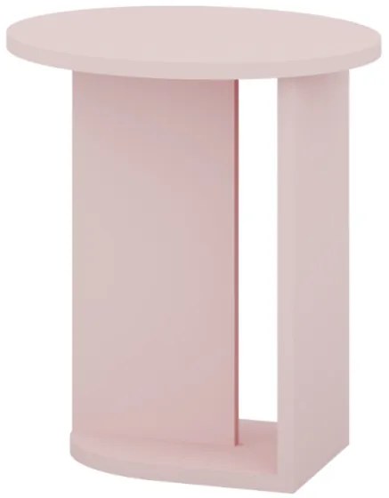 Odkladací stolík Phoebe 03 48 cm ružový