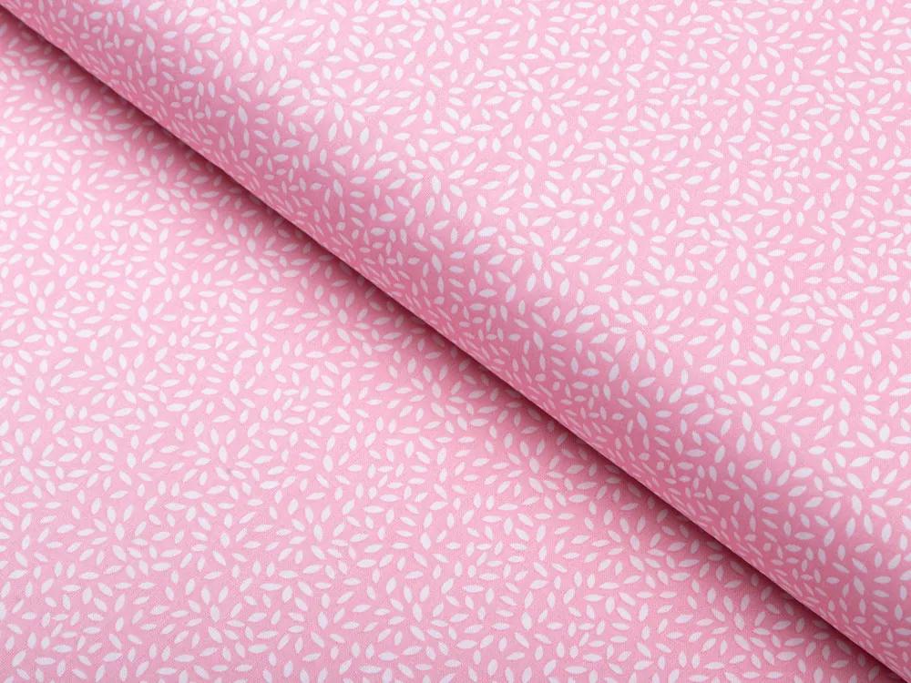 Biante Detské bavlnené posteľné obliečky do postieľky Sandra SA-256 Ryža na ružovom Do postieľky 100x135 a 40x60 cm
