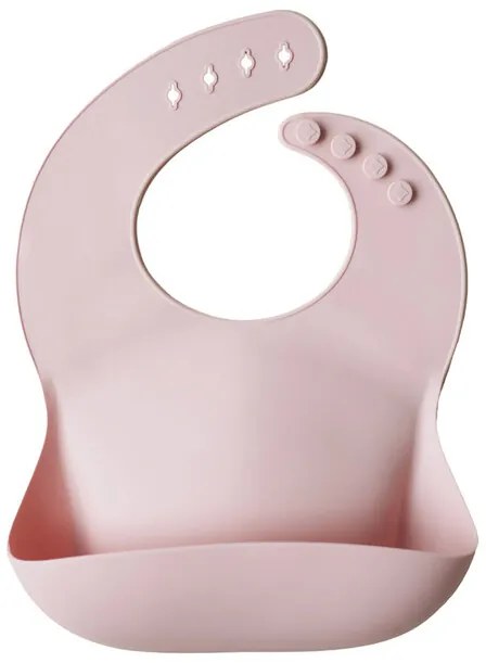 Mushie Silikónový podbradník: Blush