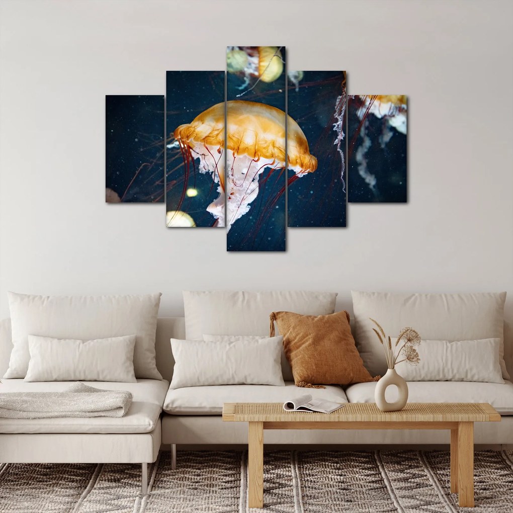 Obraz medúzy (150x105 cm)