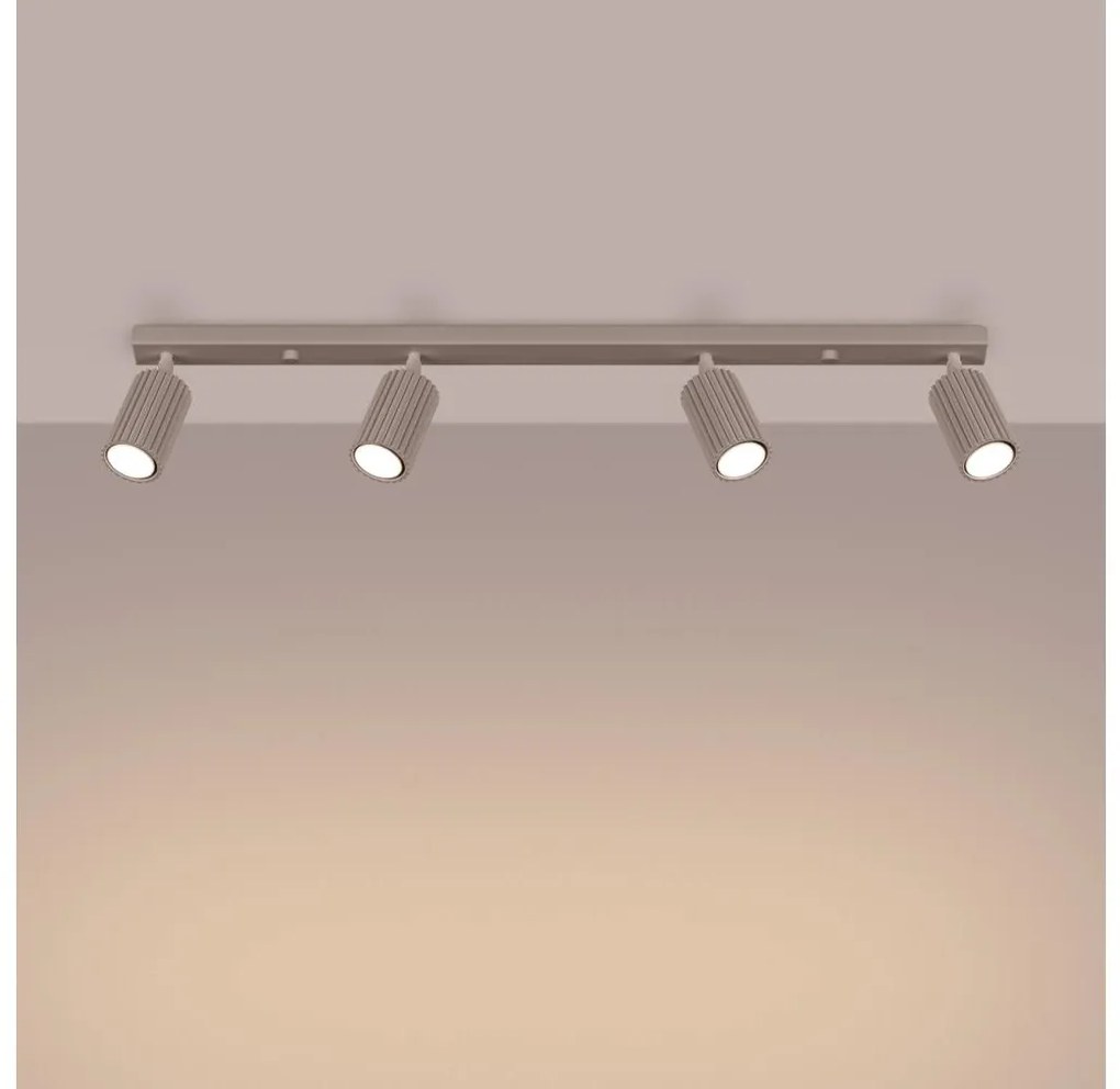 Brilagi - Bodové svietidlo CRESTO 4xGU10/10W/230V taupe