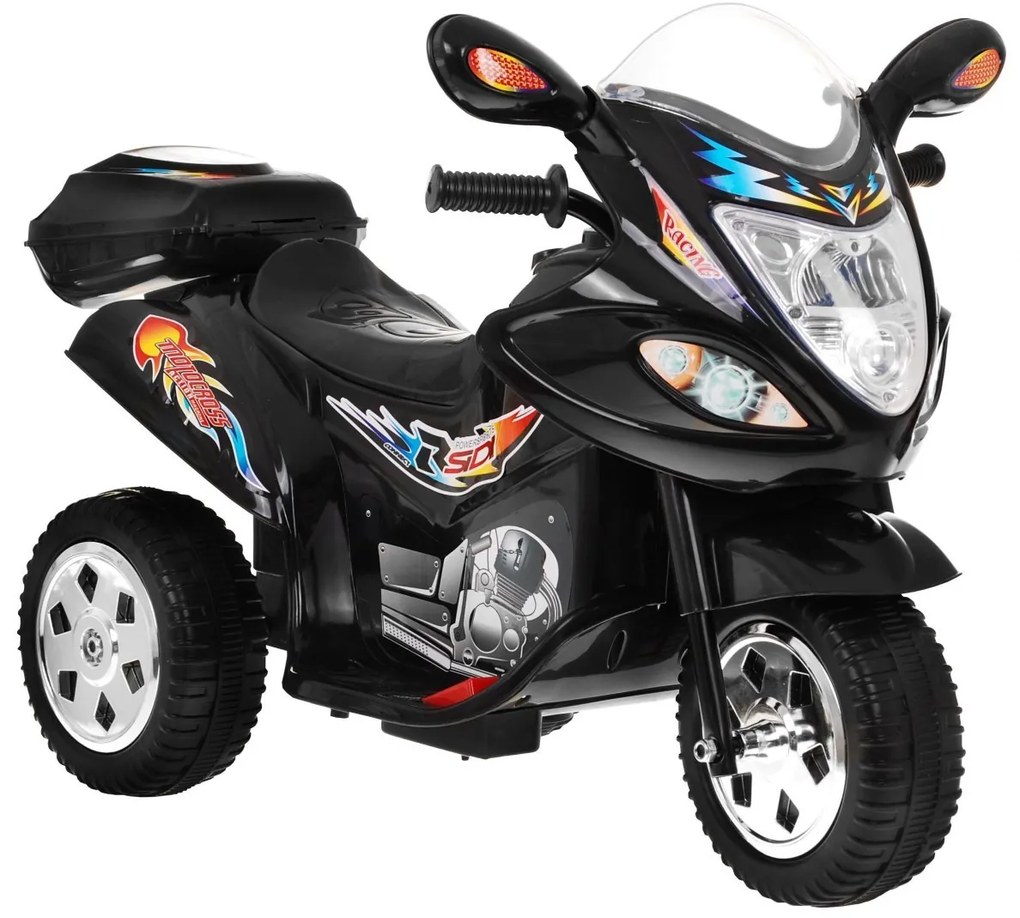 RAMIZ Elektrická motorka BJX-088 - čierna - 1x18 W - 1x 6V/4,5Ah - 2023